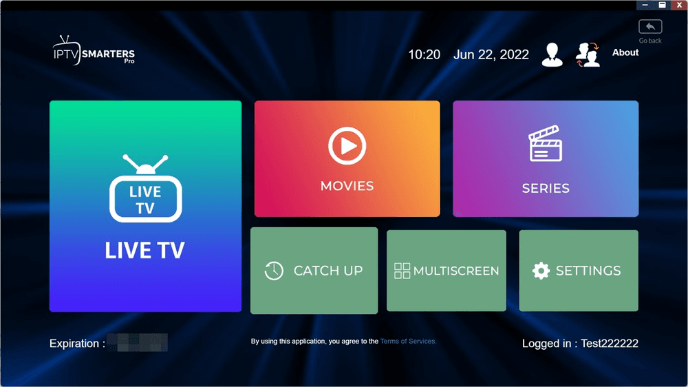 IPTV Smarters Pro na Mac: app com Live TV, filmes e séries em 4K
