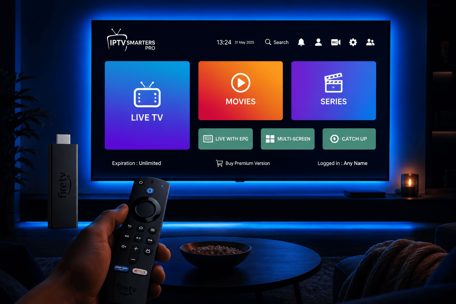 iptv smarters para fire stick
